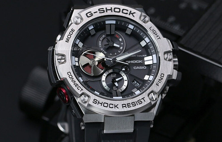 CASIOG-Shock G-Steel 'Black Silver'
