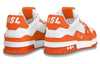 LOUIS VUITTON LV Trainers 'White Minimonogram Orange' 1ABOJY