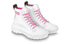 (WMNS) LOUIS VUITTON Squad Trainer Boots 'White Pink Brown' 1A9403