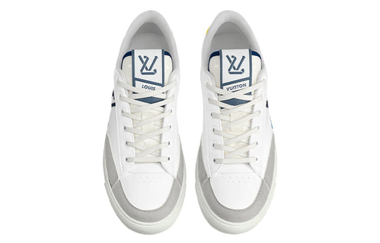 LOUIS VUITTON LV Charlie Sneakers 'Blue Yellow' 1A9JLR