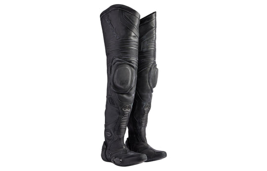 Balenciaga Biker Over-the-knee Boots 'Black' 771185WB6A21000