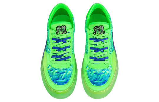 LOUIS VUITTON Ollie Richelieu Sneakers 'Green' 1A9UYP