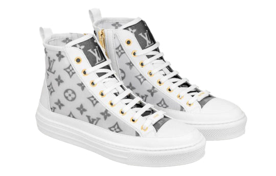 (WMNS) LOUIS VUITTON Stellar Ankle Sneakers 'White Grey' 1A8NKX
