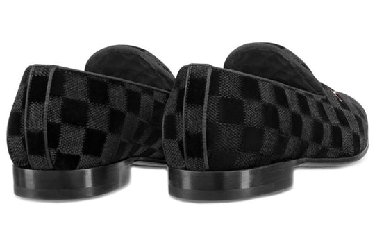 LOUIS VUITTON Auteuil Velvet Shoes 'Black' 1A4OO3