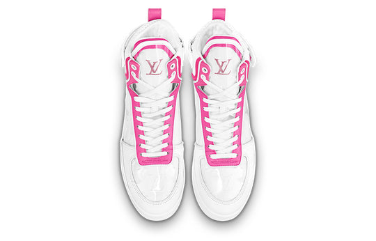 (WMNS) LOUIS VUITTON Boombox Ankle Sneakers 'White Pink' 1A95MF