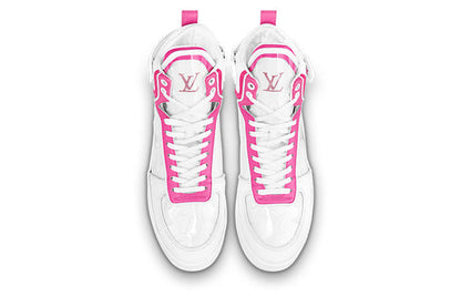 (WMNS) LOUIS VUITTON Boombox Ankle Sneakers 'White Pink' 1A95MF