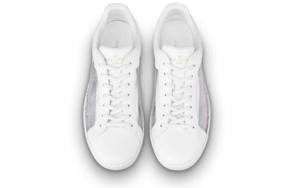 LOUIS VUITTON Luxembourg Sneakers 'White with Silver Monogram' 1A8MAH