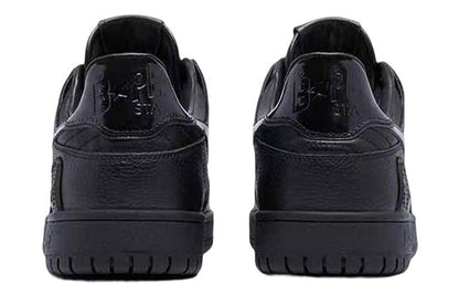 (WMNS) A BATHING APE Sk8 Leather Low 'Black' 1I70-291-010-BLCK