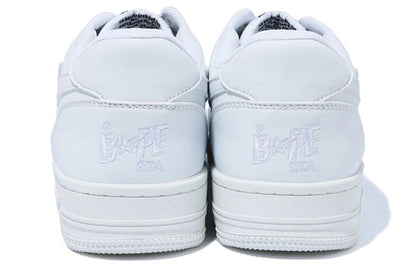 A BATHING APE Bape STA Low M2 'All White' 1F70-191-006-WHT