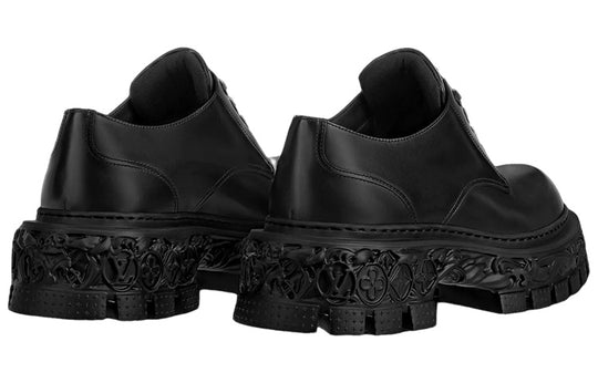LOUIS VUITTON LV Platform Lace Up Loafers 'Black' 1AAHAT