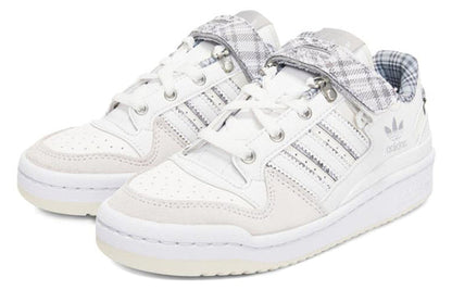 (WMNS) adidas Forum Low 'Crystal White Plaid' FZ5627