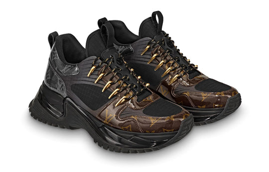 LOUIS VUITTON LV Run Away Pulse Sneakers 'Black with Monogram Tip' 1A5SX0