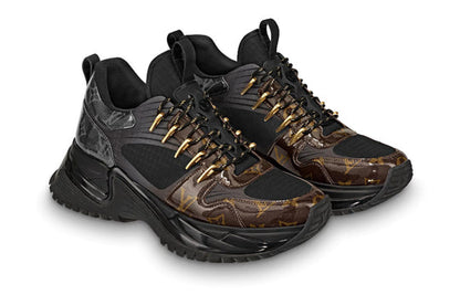 LOUIS VUITTON LV Run Away Pulse Sneakers 'Black with Monogram Tip' 1A5SX0