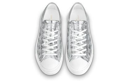 LOUIS VUITTON Tattoo Sneakers 'Silver Plaid Monogram' 1A90FV