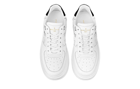 LOUIS VUITTON Beverly Hills Sneakers 'White with Grey Black Monogram' 1A8F0T