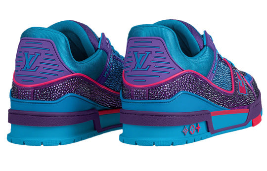 LOUIS VUITTON Trainers 'Blue Purple with Crystals' 1A9JWH