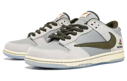 Nike x Travis Scott x PlayStation Dunk Low 'Grey White' DA1638-100