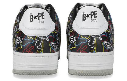 A BATHING APE Bape Sta Be@R Camo X Medicom Toy Exhibition 'Black White' 1H73-291-911-BLACK