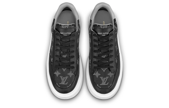 LOUIS VUITTON Beverly Hills Sneakers 'Black Grey Monogram' 1ABMD1