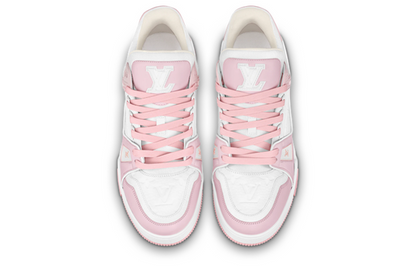 LOUIS VUITTON LV Trainers 'White Pale Pink' 1ABOEE