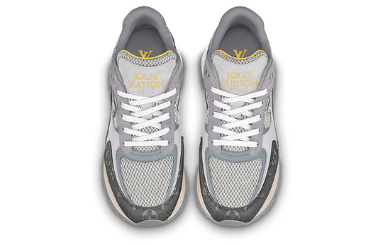 LOUIS VUITTON Run Away Sneakers 'Grey Yellow' 1ABFBR