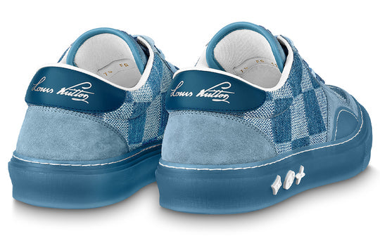 LOUIS VUITTON Ollie Sneakers 'Blue Plaid Mesh' 1A9YT6