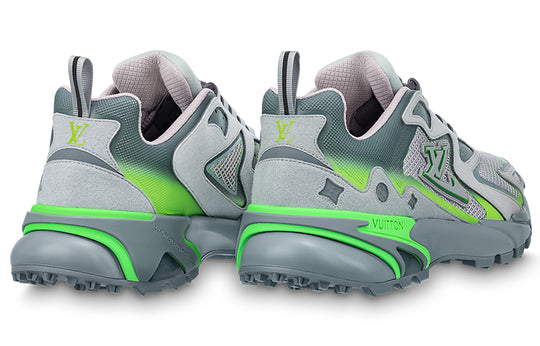 LOUIS VUITTON Runner Tatic Sneakers 'Grey Neon Green' 1ABLZ5