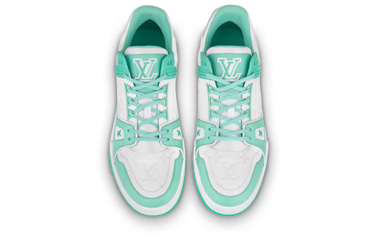 LOUIS VUITTON Trainer Sneakers 'Teal White' 1A8KBQ