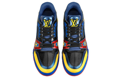 LOUIS VUITTON Trainers 'Black Yellow Blue' 1A9JU2