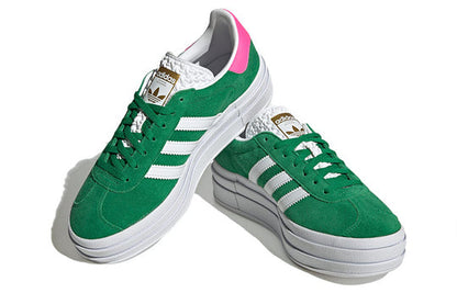 (WMNS) adidas Gazelle Bold 'Green Lucid Pink' IG3136