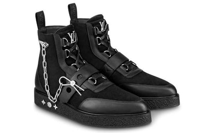 LOUIS VUITTON LV Creeper Ankle Boots 'Black' 1A54C6