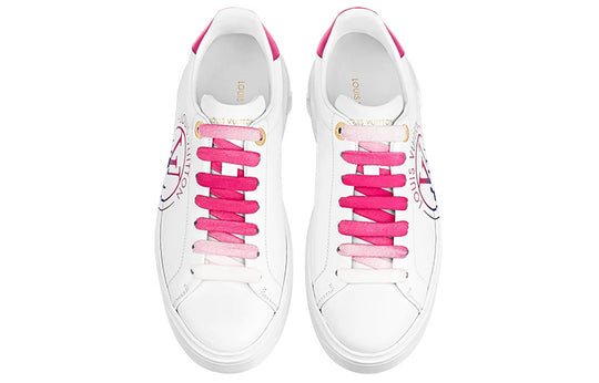 (WMNS) LOUIS VUITTON LV Time Out Sneakers 'White Pink' 1AA1BL