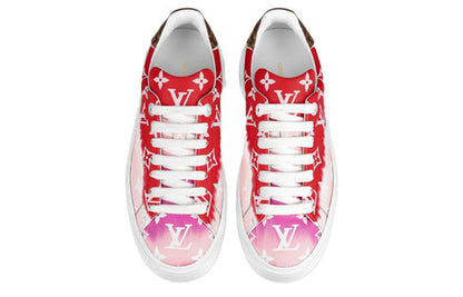 (WMNS) LOUIS VUITTON Time Out Sneakers 'White Red' 1A7ULV