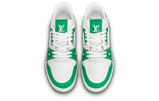 LOUIS VUITTON LV Trainers 'White Green' 1AANFY