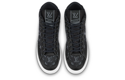LOUIS VUITTON LV Charlie Ankle Sneakers 'Black Monogram' 1AARCE