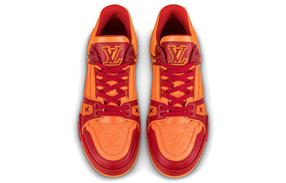 LOUIS VUITTON Trainers 'Orange Monogram with Red' 1A8WDZ