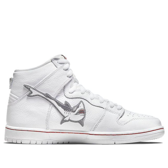 Nike x Oski SB Dunk High Shark 'White Grey' CI2692-100
