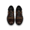 LOUIS VUITTON Harness Derby Shoes 'Brown with Monogram Straps' 1A8JKG