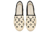 (WMNS) LOUIS VUITTON Starboard Flat Espadrille Shoes 'Beige Black Monogram' 1ABTZC