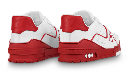 LOUIS VUITTON LV Trainers 'White with Red' 1AAGZO