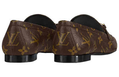(WMNS) LOUIS VUITTON LV Upper Case Flat Loafers 'Brown Monogram' 1A86NP