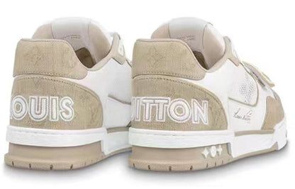 LOUIS VUITTON LV Trainer 'White Beige Velcro' 1A9ZC2
