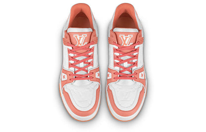 LOUIS VUITTON Trainer Sneakers 'Peach White' 1A8KC8