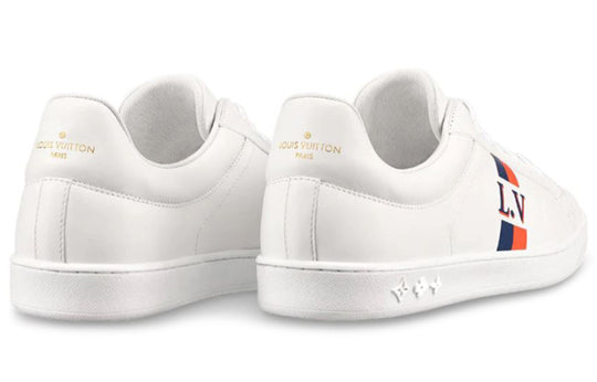 LOUIS VUITTON Luxembourg Sneakers 'White Orange' 1A57U4