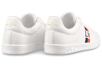 LOUIS VUITTON Luxembourg Sneakers 'White Orange' 1A57U4