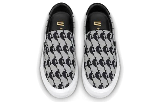 LOUIS VUITTON x NBA Canvas Slip On Shoes 'Grey' 1A8ELW