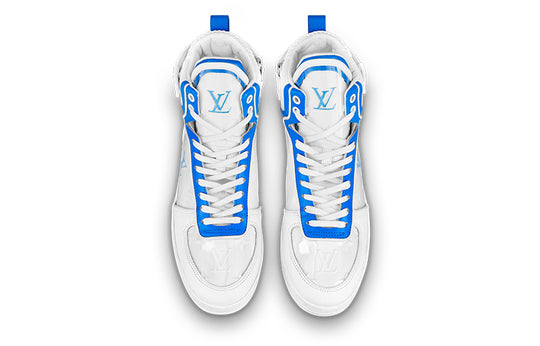 (WMNS) LOUIS VUITTON Boombox Ankle Sneakers 'White Blue' 1A95MV