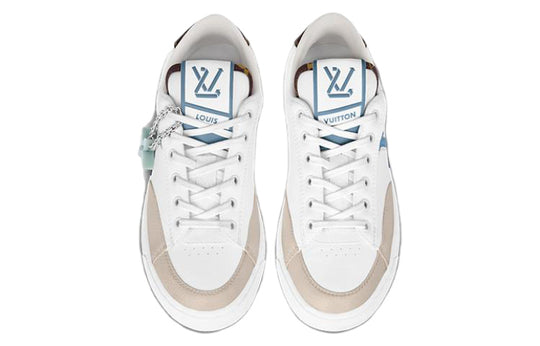 (WMNS) LOUIS VUITTON Charlie Sneakers 'Blue Beige' 1ABYV8