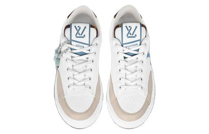(WMNS) LOUIS VUITTON Charlie Sneakers 'Blue Beige' 1ABYV8