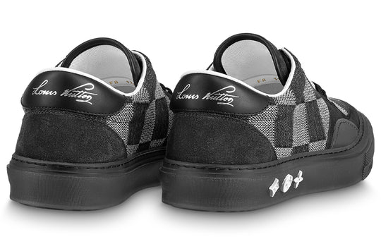 LOUIS VUITTON Ollie Sneakers 'Black Plaid Mesh' 1A9YTQ